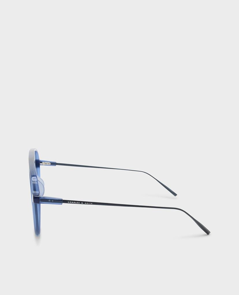 CHARLES & KEITH - Kính mát nữ Acetate Frame Aviator