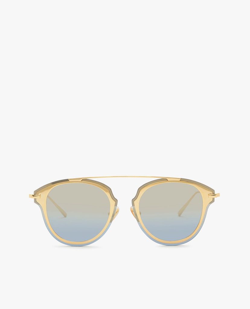 CHARLES & KEITH - Kính mát nữ thời trang Angular Metal Frame Aviator
