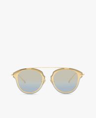 CHARLES & KEITH - Kính mát nữ thời trang Angular Metal Frame Aviator