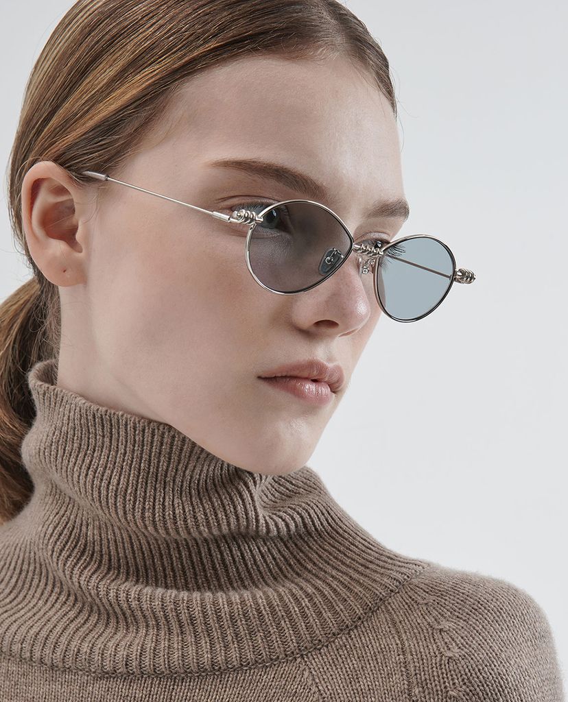 CHARLES & KEITH - Kính mát nữ gọng tròn Twine Detail