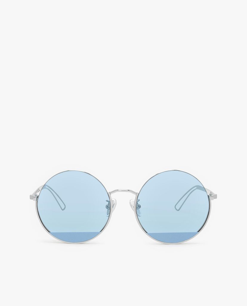 CHARLES & KEITH - Kính mát nữ thời trang Round Half Frame