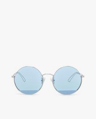 CHARLES & KEITH - Kính mát nữ thời trang Round Half Frame