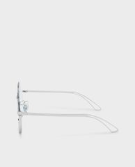CHARLES & KEITH - Kính mát nữ thời trang Round Half Frame