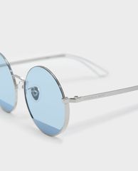 CHARLES & KEITH - Kính mát nữ thời trang Round Half Frame