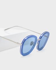 CHARLES & KEITH - Kính mát nữ gọng tròn Acetate Frame