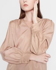 GIGI - Áo kiểu nữ cổ V tay dài Casual
