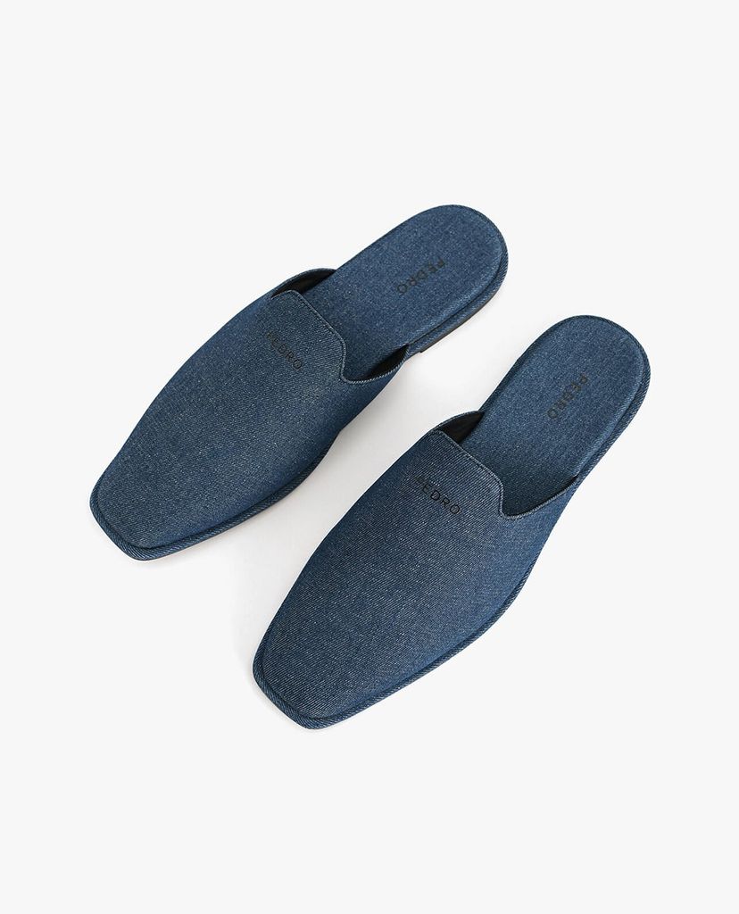 PEDRO - Giày mules nam mũi vuông Slip On Leather
