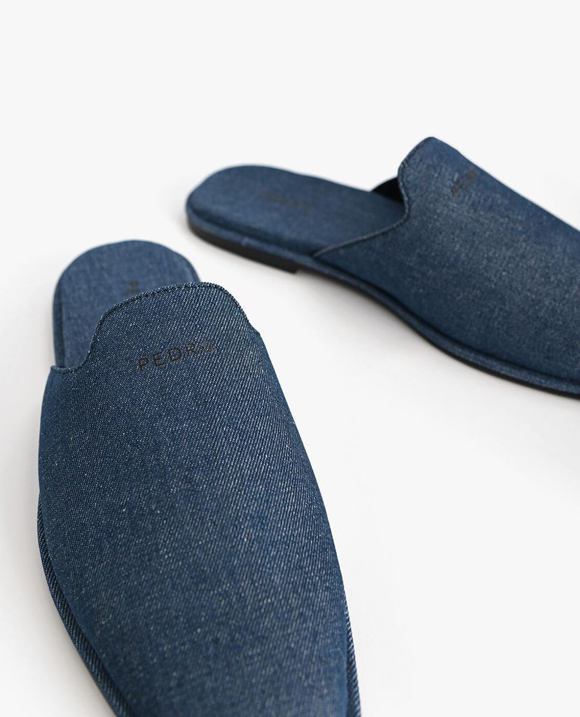 PEDRO - Giày mules nam mũi vuông Slip On Leather