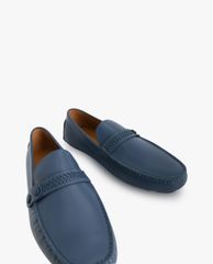 PEDRO - Giày lười nam mũi tròn Leather Moccasins