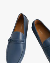 PEDRO - Giày lười nam mũi tròn Leather Moccasins