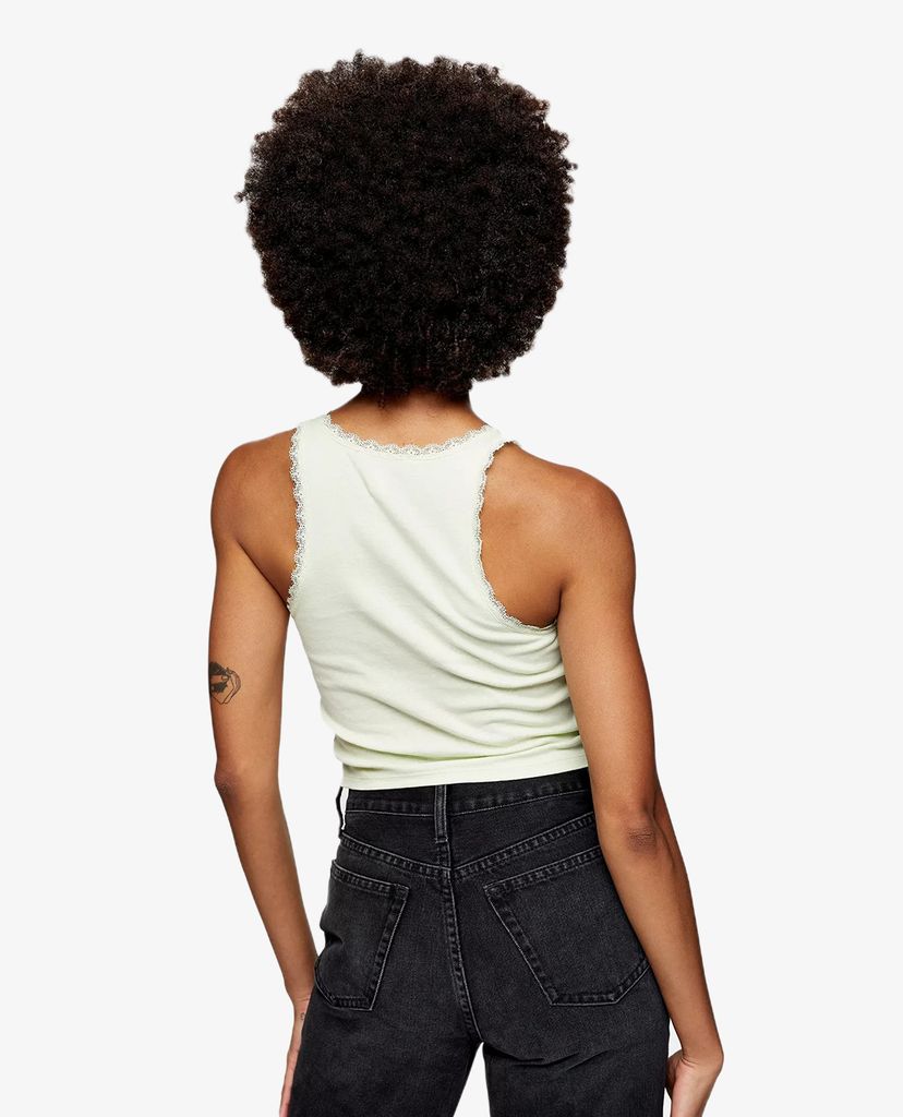 TOPSHOP - Áo ba lỗ nữ phom ôm Thinking Of Burgers Vest