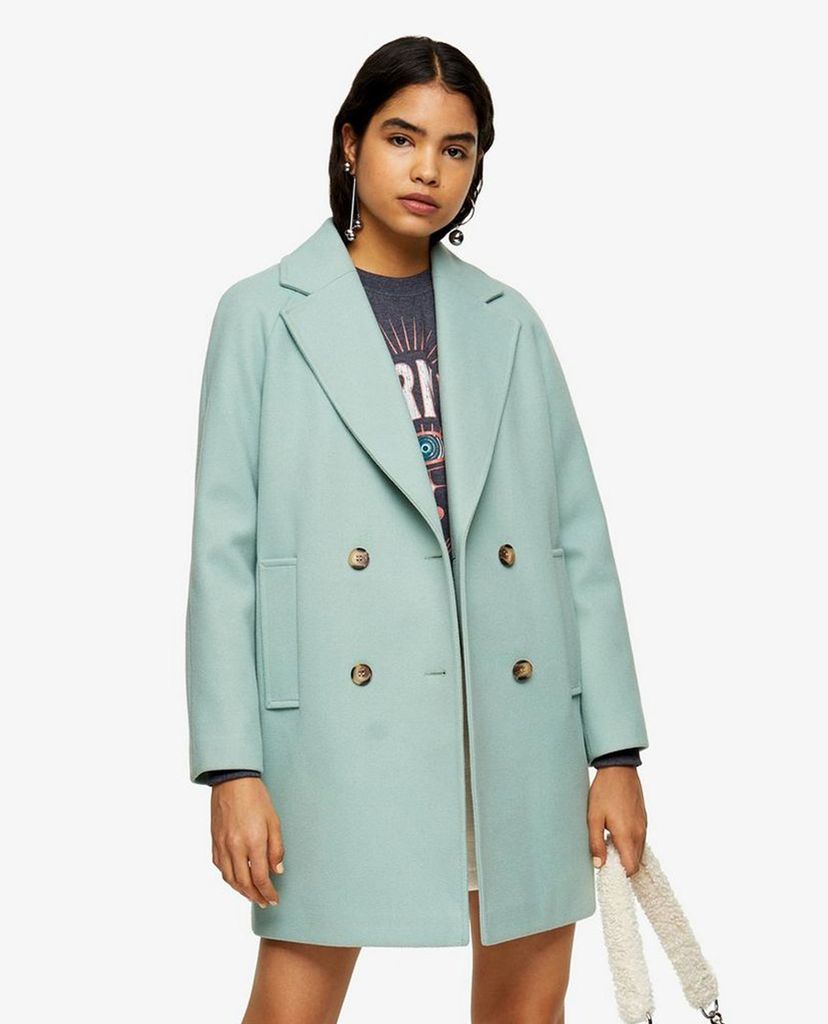 TOPSHOP - Áo blazer nữ tay dài phối nút Sage Raglan