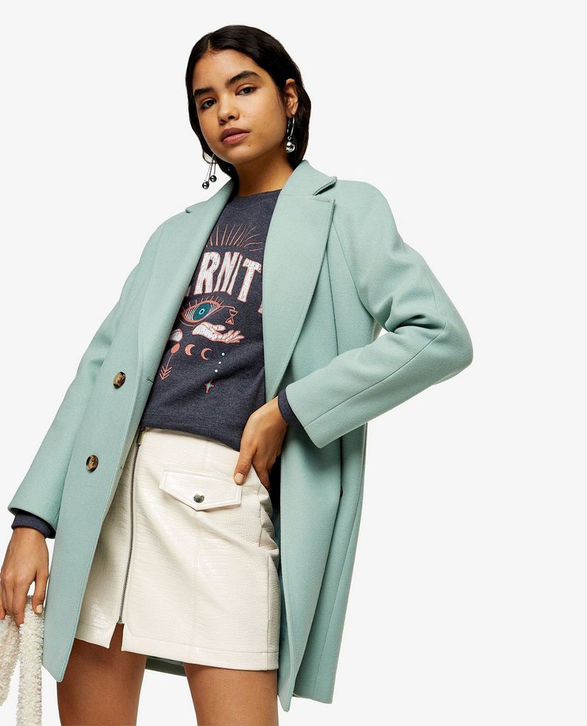 TOPSHOP - Áo blazer nữ tay dài phối nút Sage Raglan