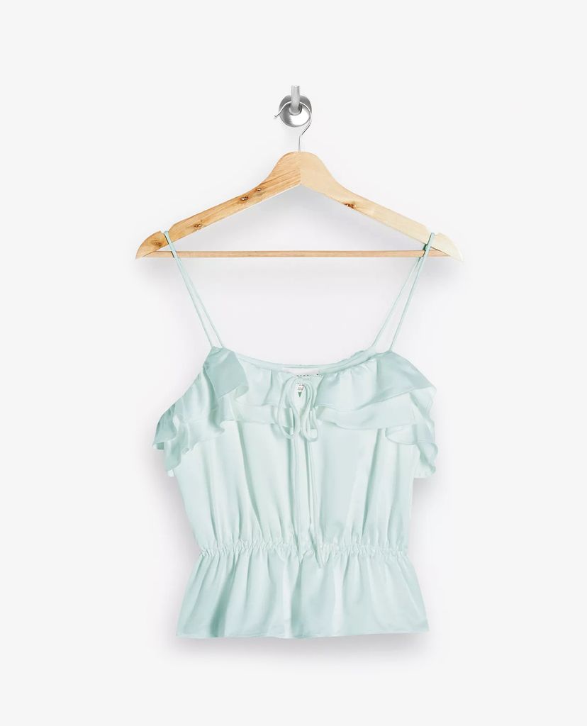 TOPSHOP - Áo kiểu nữ hai dây phối bèo Sage Ruffle Camisole