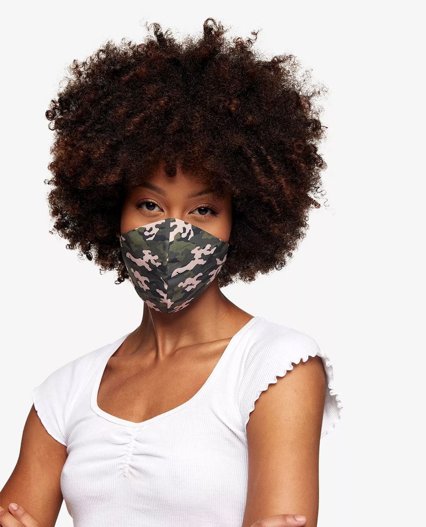 TOPSHOP - Khẩu trang vải thời trang Camouflage Print
