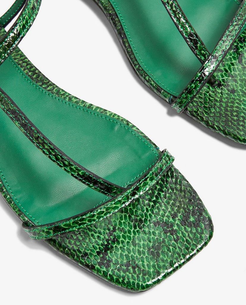 TOPSHOP - Giày sandal nữ quai ngang Haven Green Flat