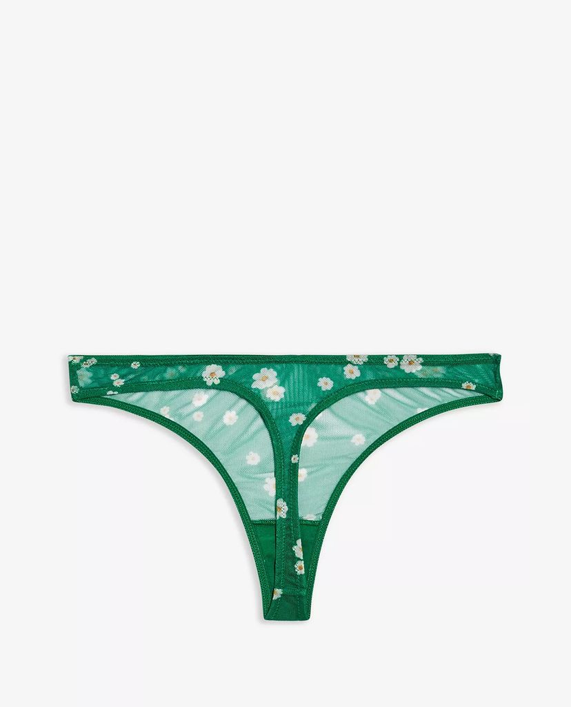TOPSHOP - Quần lót nữ Green Ditsy Mesh Thongs