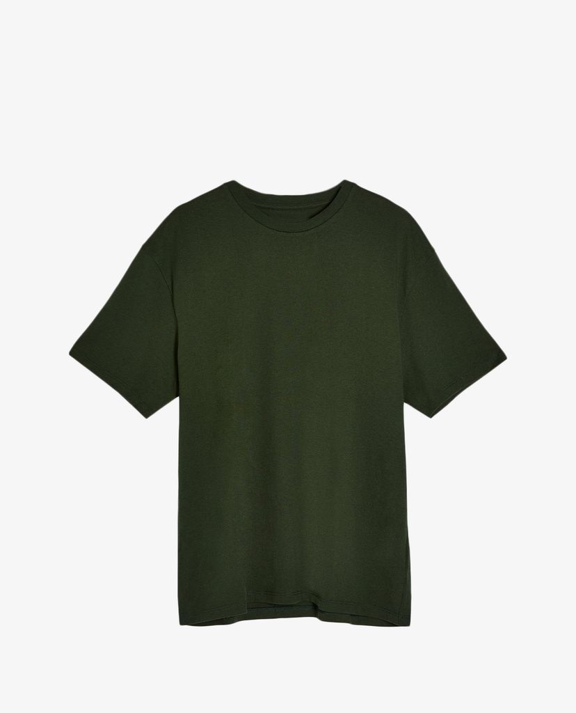 TOPMAN - Áo thun nam cổ tròn ngắn tay Green Oversized