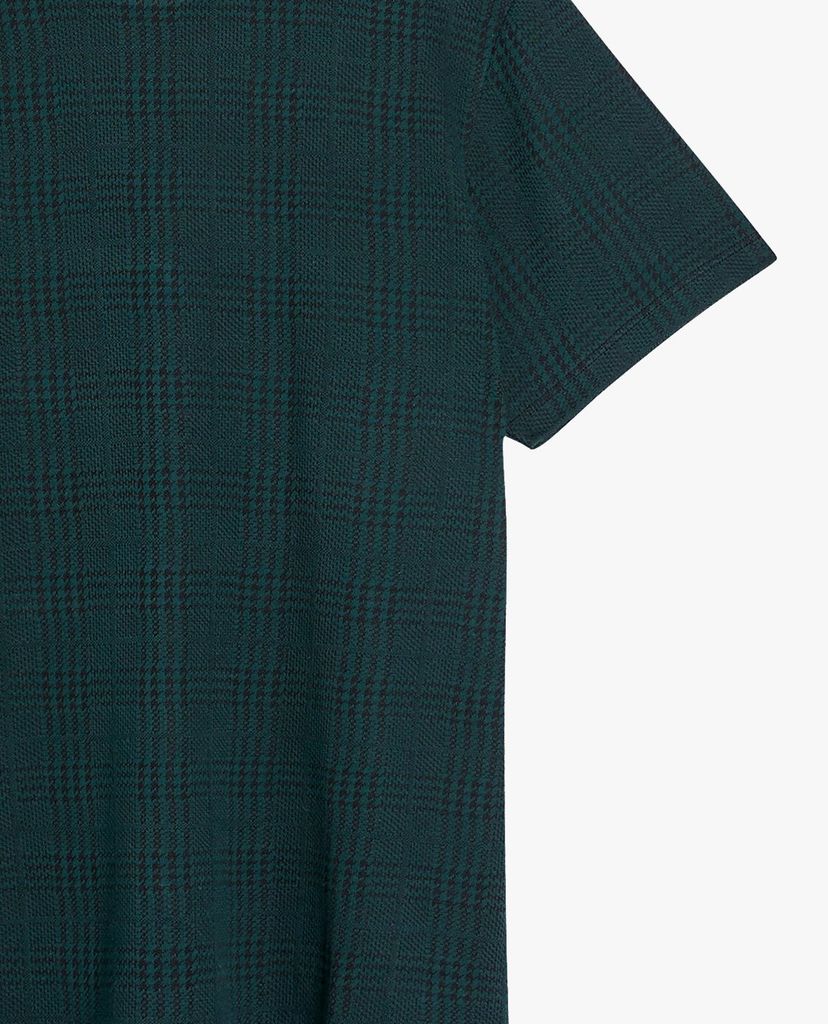 TOPMAN - Áo thun nam ngắn tay phom suông Classic Fit Glen Plaid