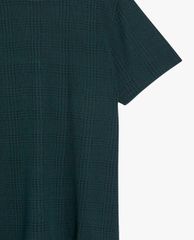 TOPMAN - Áo thun nam ngắn tay phom suông Classic Fit Glen Plaid