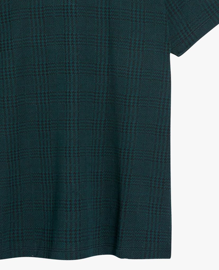 TOPMAN - Áo thun nam ngắn tay phom suông Classic Fit Glen Plaid