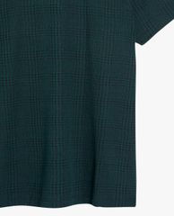TOPMAN - Áo thun nam ngắn tay phom suông Classic Fit Glen Plaid