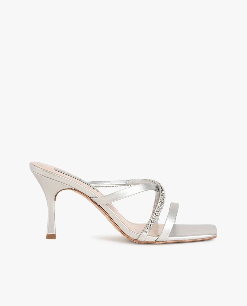 CHARLES & KEITH - Giày cao gót quai ngang Gem Embellished Strappy