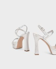 CHARLES & KEITH - Giày cao gót sandals Platform Back Strap