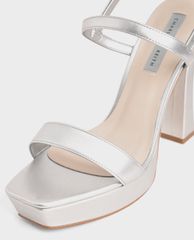 CHARLES & KEITH - Giày cao gót sandals Platform Back Strap
