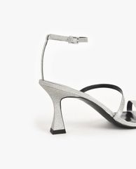 CHARLES & KEITH - Giày sandal cao gót Glitter Sculptural Heel