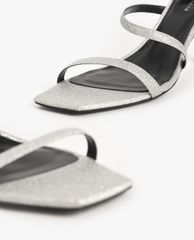 CHARLES & KEITH - Giày sandal cao gót Glitter Sculptural Heel