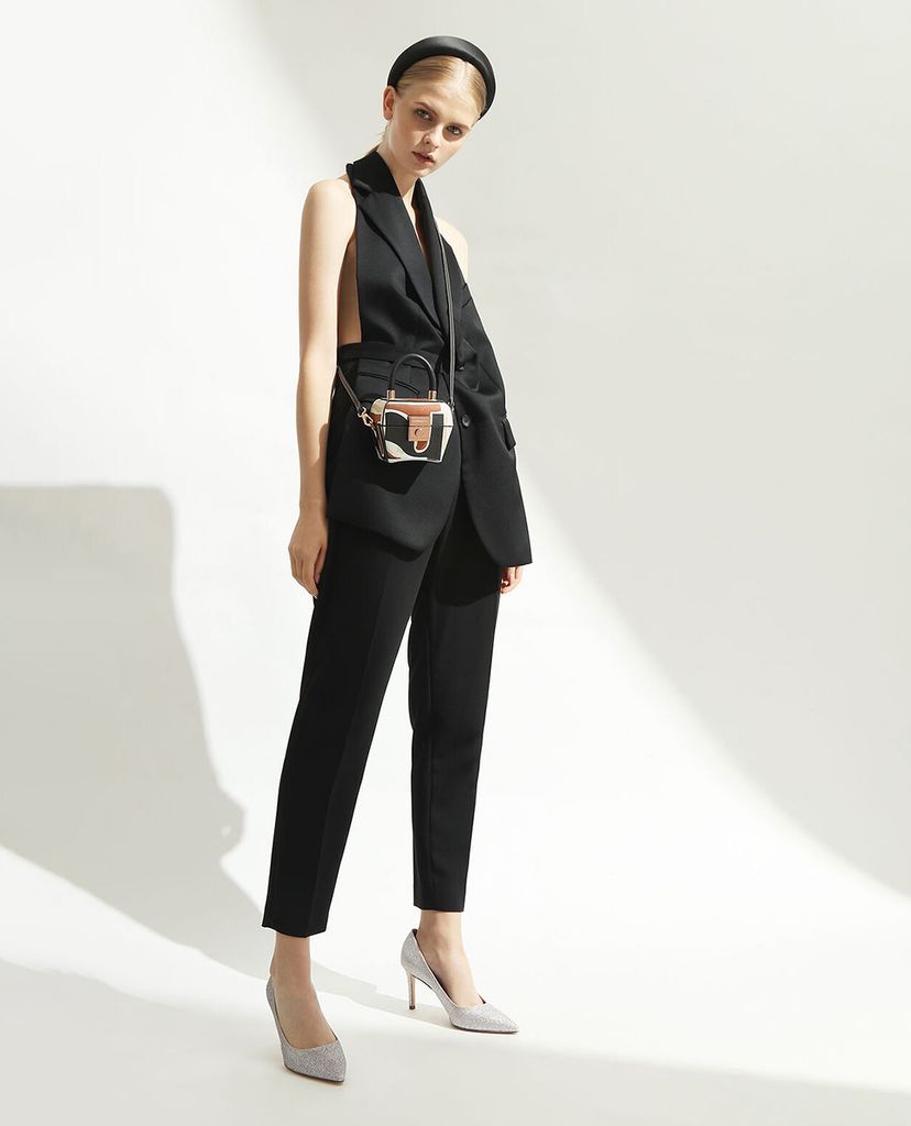 CHARLES & KEITH - Giày cao gót mũi nhọn Glitter Stiletto Pumps