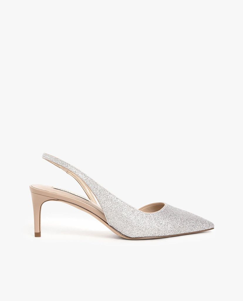 CHARLES & KEITH - Giày cao gót mũi nhọn Half D Orsay Slingback