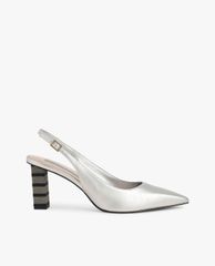 CHARLES & KEITH - Giày cao gót mũi nhọn Slingback Block Heel