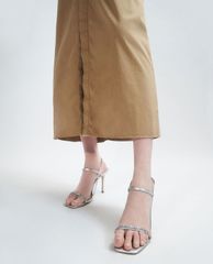 CHARLES & KEITH - Giày cao gót quai ngang Gem Embellished Strappy