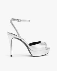 CHARLES & KEITH - Giày cao gót hở mũi Gem Embellished