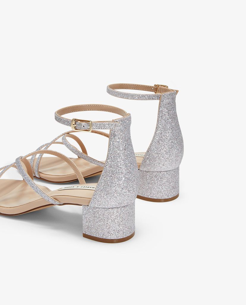 CHARLES & KEITH - Giày cao gót quai mảnh đế trụ thời trang