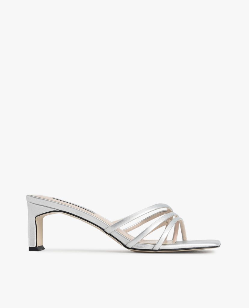 CHARLES & KEITH - Giày cao gót quai mảnh Strappy Square Toe