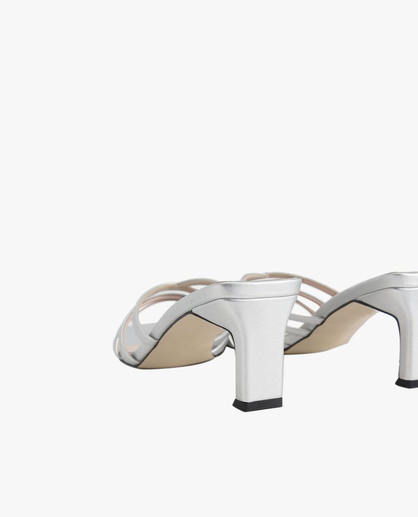 CHARLES & KEITH - Giày cao gót quai mảnh Strappy Square Toe