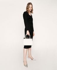 CHARLES & KEITH - Giày cao gót mũi nhọn See Through Effect Metallic