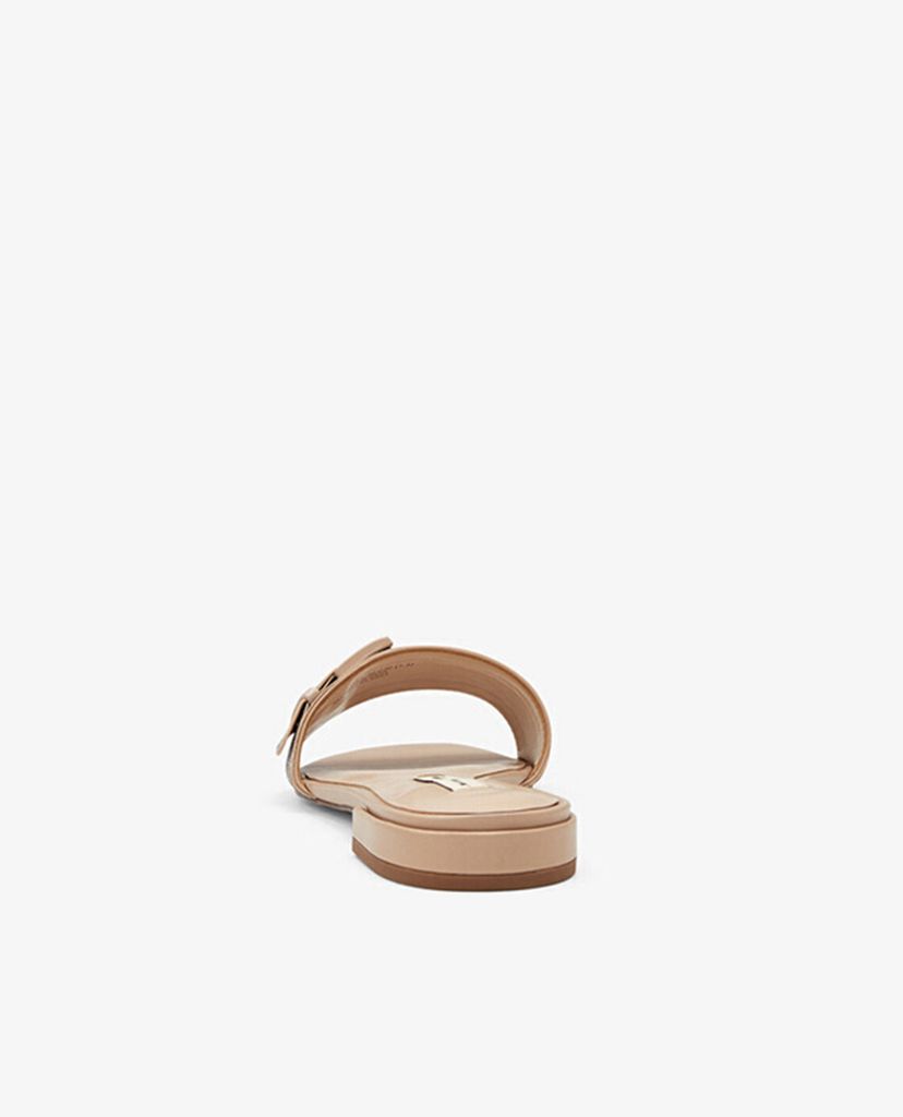 CHARLES & KEITH - Dép nữ quai ngang khóa vuông thời trang