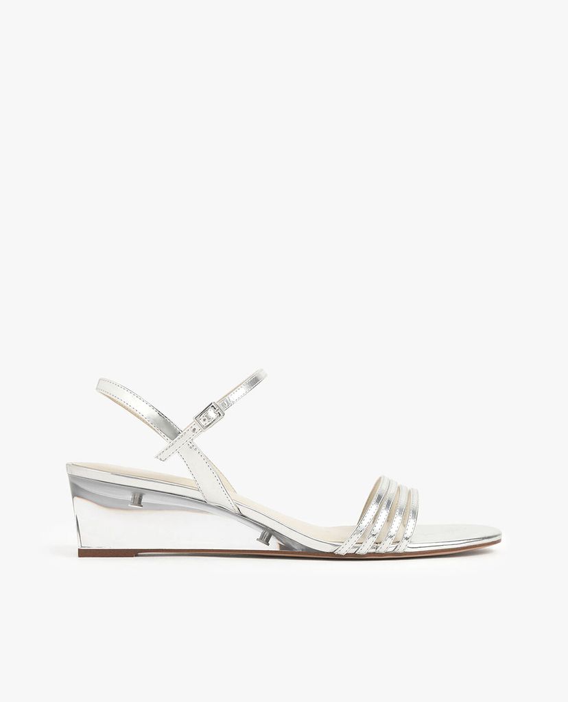 CHARLES & KEITH - Giày đế xuồng quai mảnh Ankle Strap Clear