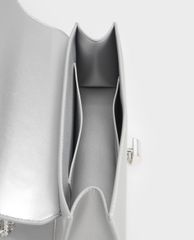 CHARLES & KEITH - Túi đeo vai nữ phom chữ nhật Chain Strap Trapeze