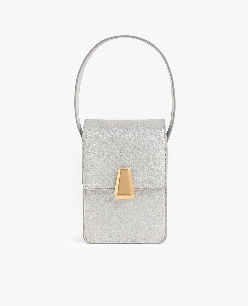 CHARLES & KEITH - Túi đeo chéo nữ chữ nhật Elongated Front Flap