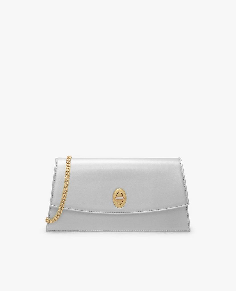 CHARLES & KEITH - Ví cầm tay nữ chữ nhật Front Flap Turn Lock
