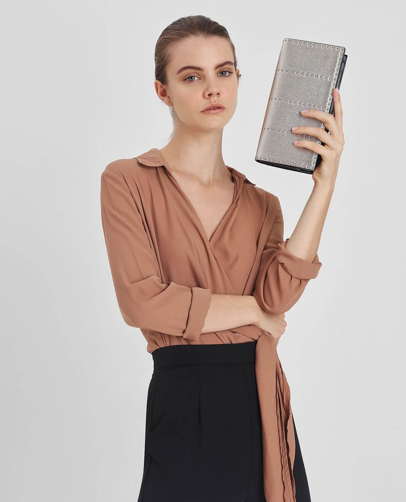 CHARLES & KEITH - Ví cầm tay Gem Encrusted