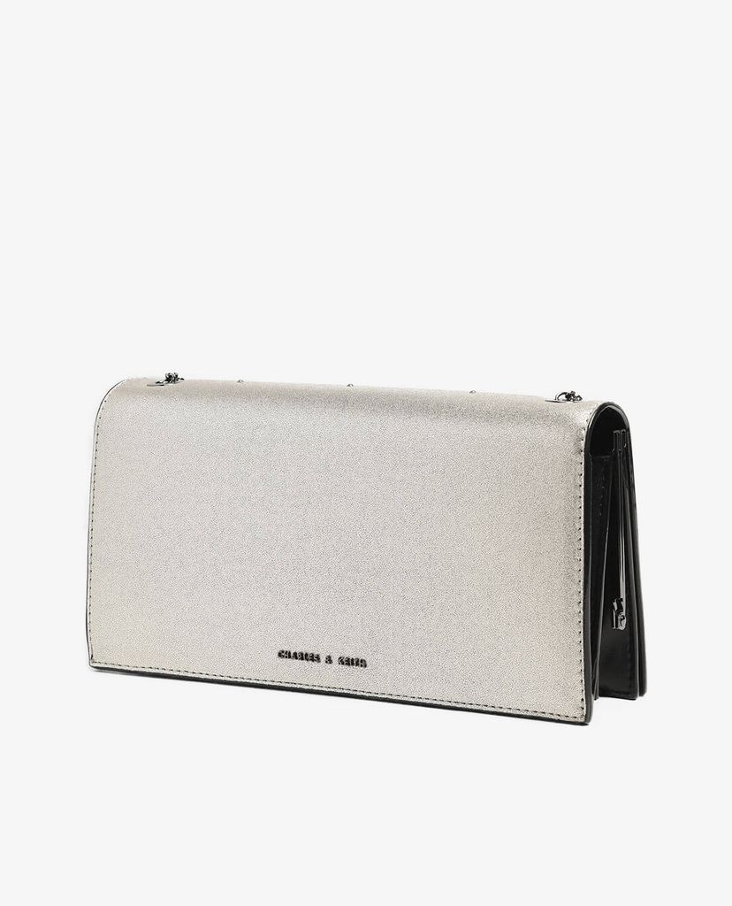 CHARLES & KEITH - Ví cầm tay Gem Encrusted