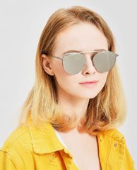 CHARLES & KEITH - Kính mát nữ thời trang Wire Frame