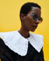 CHARLES & KEITH - Kinh mát nữ gọng phi công Aviator
