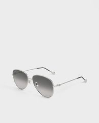 CHARLES & KEITH - Kinh mát nữ gọng phi công Aviator